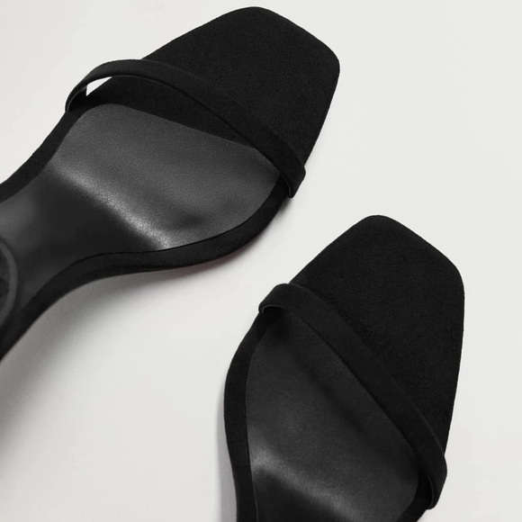 NWT Black Women’s Mango Suede Stiletto Heels 🐎 Sz 38! - Picture 3 of 9